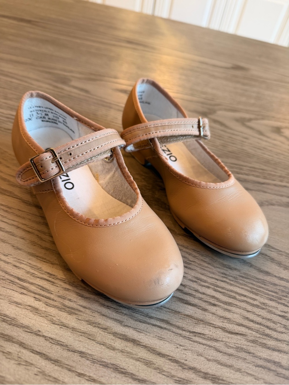 Capezio Girls Tan Tap Shoes